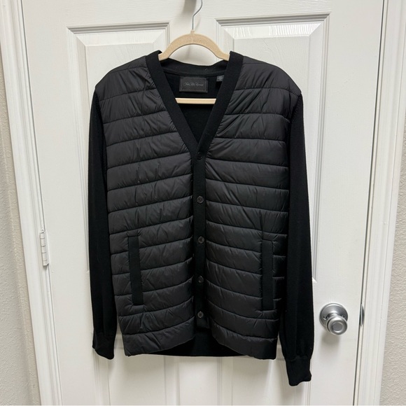 Saks Fifth Avenue Other - Saks Fifth Avenue Puffer Cardigan Sweater